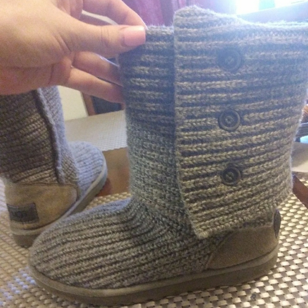 UGG Cardy cable knit boots